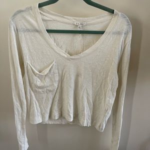 Z Supply Slouchy Crop Tee